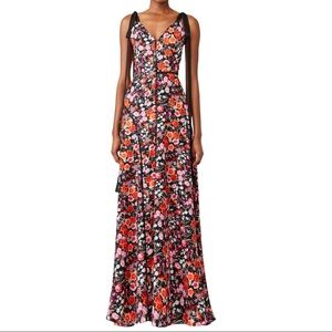 GOEN. J flower print maxi dress long gown